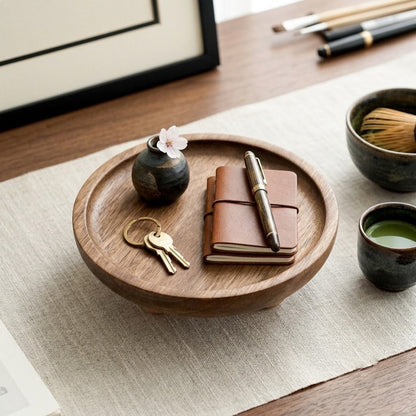 Round Wooden Tray